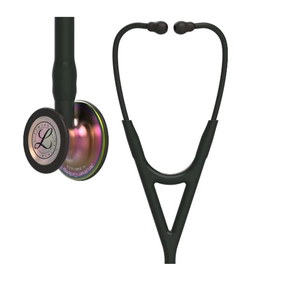 3M - Fonendoscopio Littmann Cardiology IV Negro Arcoiris 6165