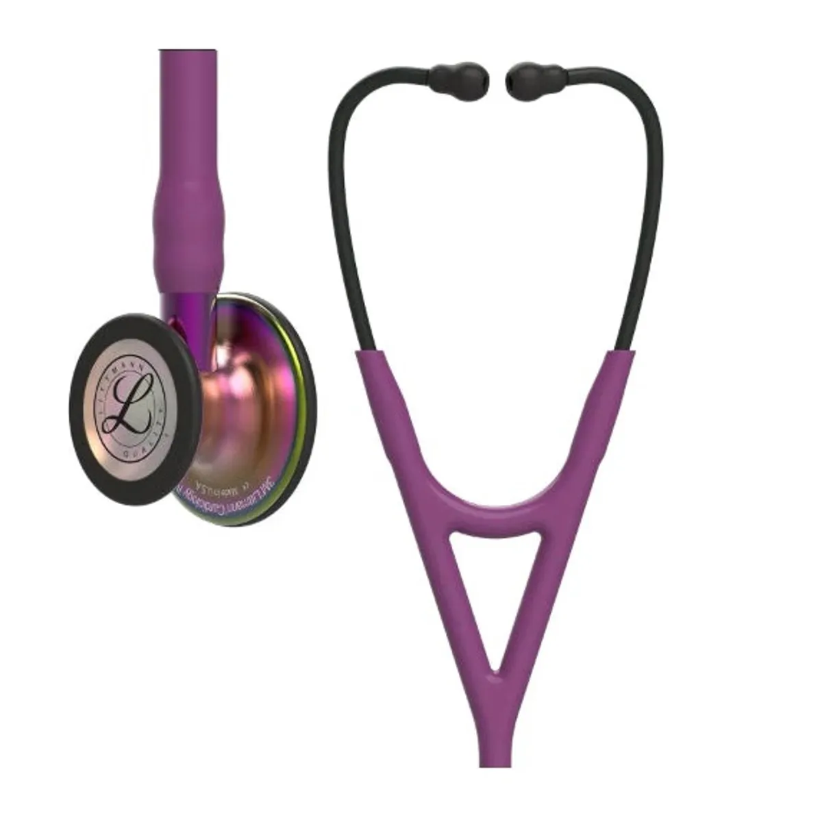 3M - Fonendoscopio Littmann Cardiology IV Ciruela Arcoiris 6205