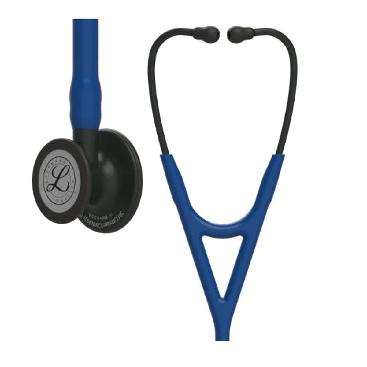 3M - Fonendoscopio Littmann Cardiology IV Azul Marino Acabado Negro 6168