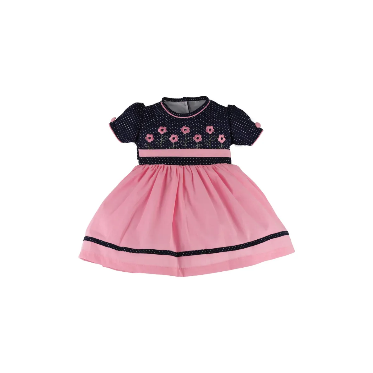 ENCANTO - Vestido Bebé Niña Forrado Algodón  Alta Costura Fernanda