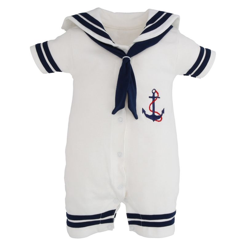 ENCANTO - Enterito corto bebé niño Algodón Marinero
