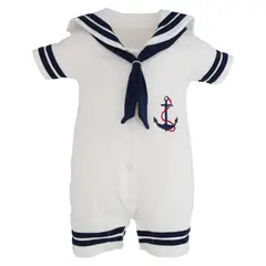 ENCANTO - Enterito corto bebé niño Algodón Marinero