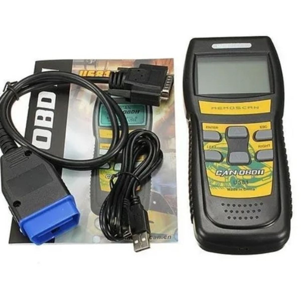 OFERTABKN - Scanner Automotriz Super Can Multimarca Obdii Memoscan U581