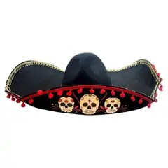 COTILLON ACTIVARTE - Gorro Sombrero Mexicano Catrina Calaveras Cotillón Activarte