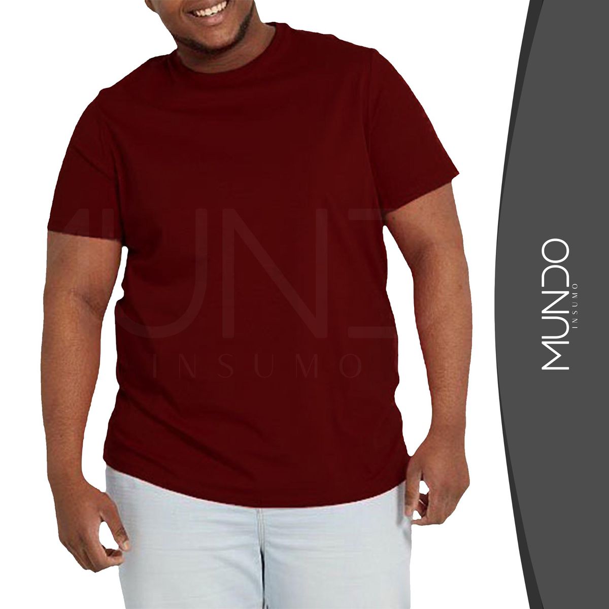 MUNDO INSUMO - Poleras De Algodón Manga Corta Tallas Grandes xxl  Xxxl.
