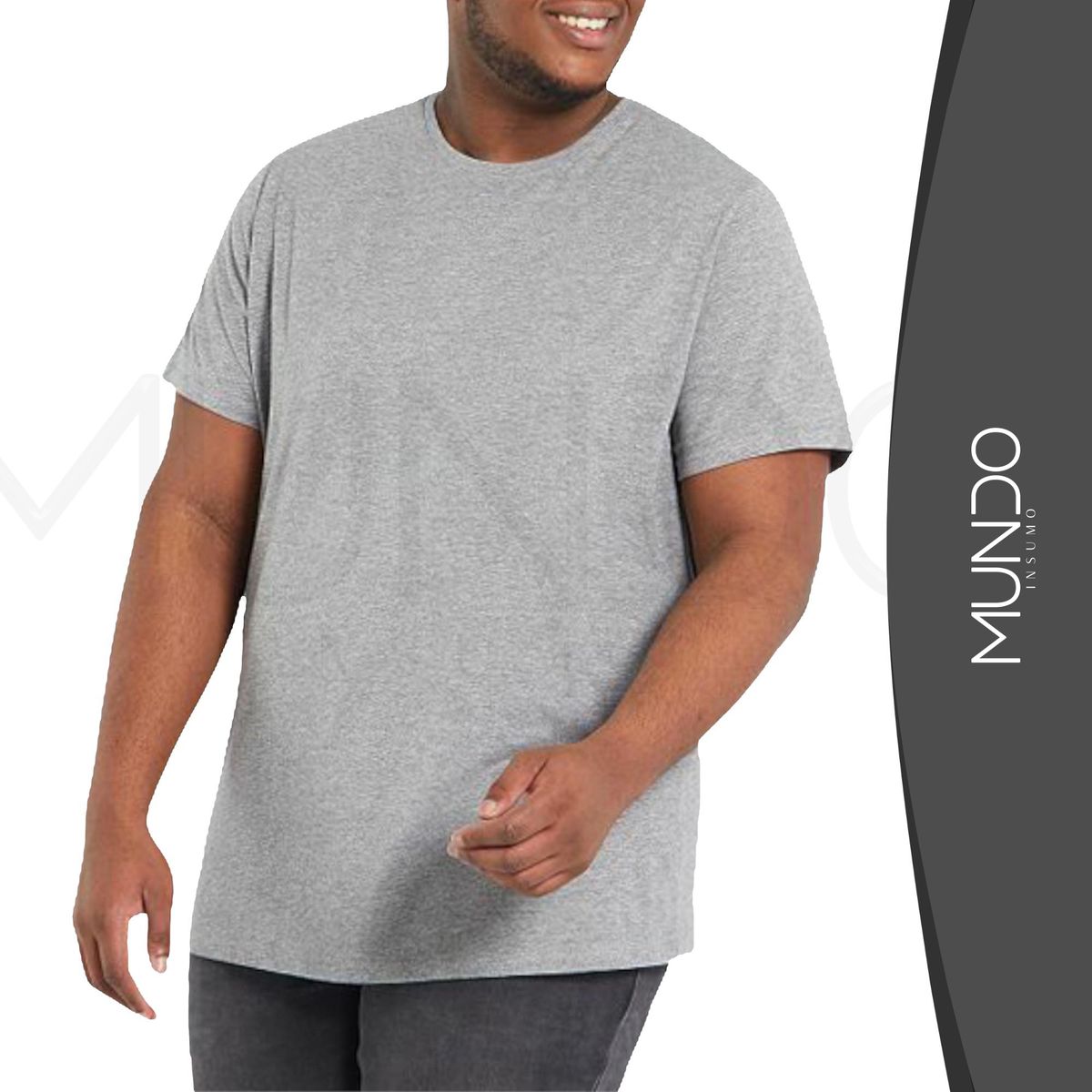 MUNDO INSUMO - Poleras De Algodón Manga Corta Tallas Grandes xxl  Xxxl.