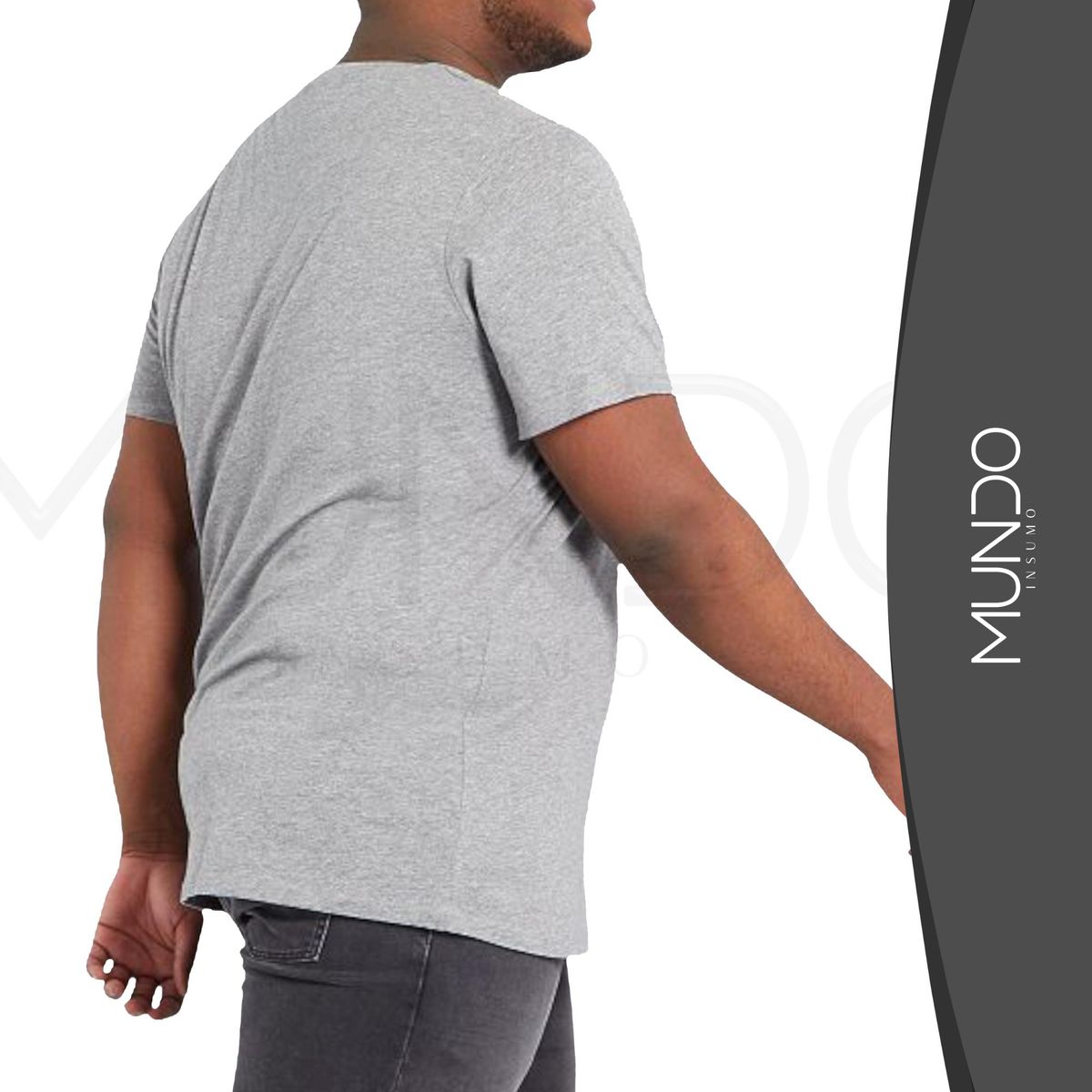MUNDO INSUMO - Poleras De Algodón Manga Corta Tallas Grandes xxl  Xxxl.