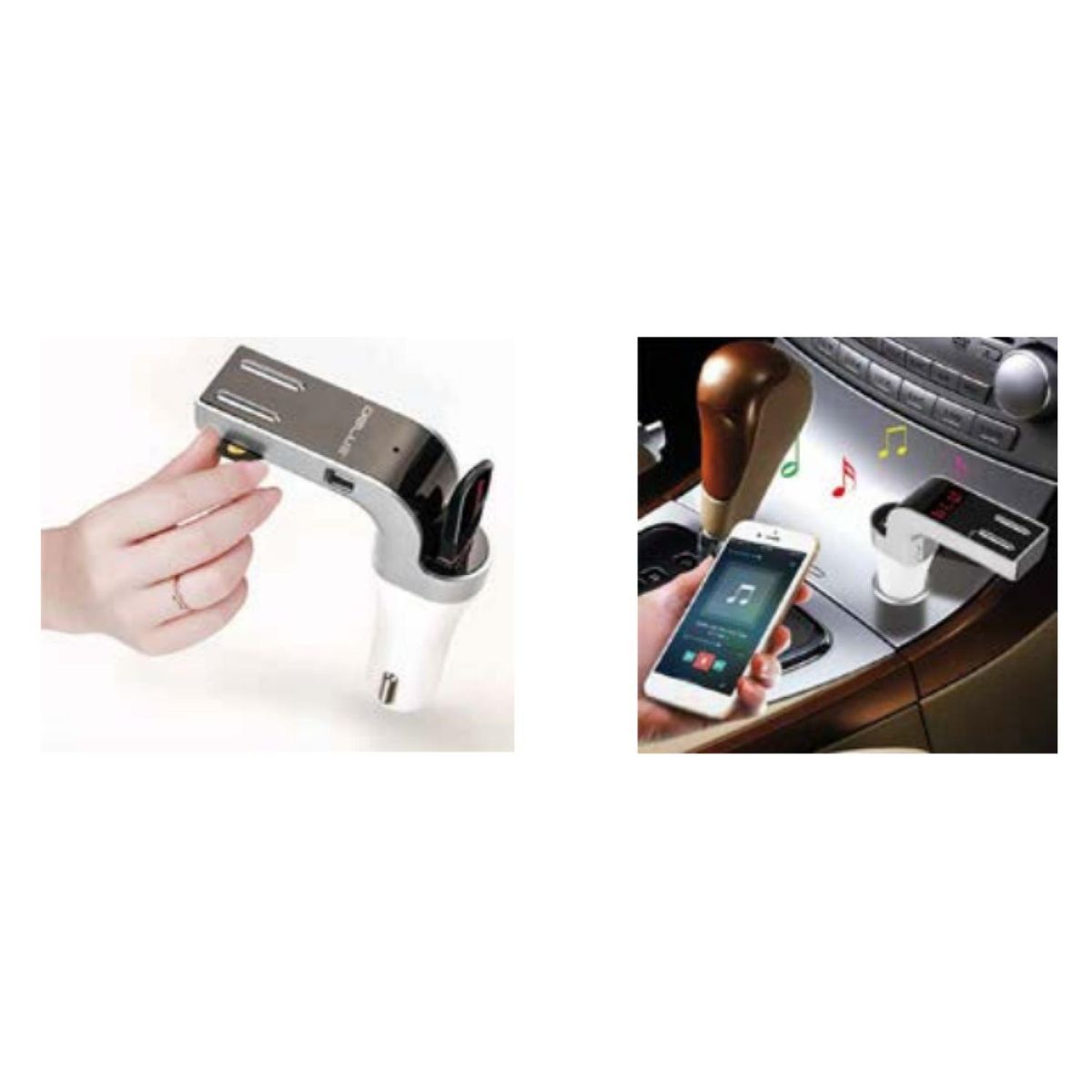 DBLUE - Manos Libres Bluetooth FM Para Automovil Dblue