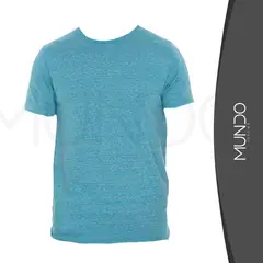 MUNDO INSUMO - Poleras Jaspe De Algodón Manga Corta Tallas Grandes xxl Xxxl