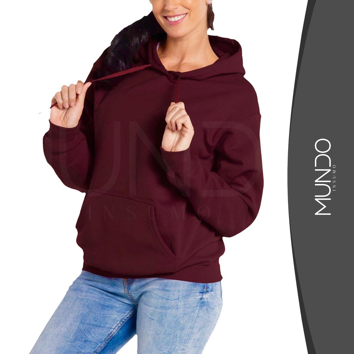 MUNDO INSUMO - Poleron Canguro Con Capucha Unisex varios Colores