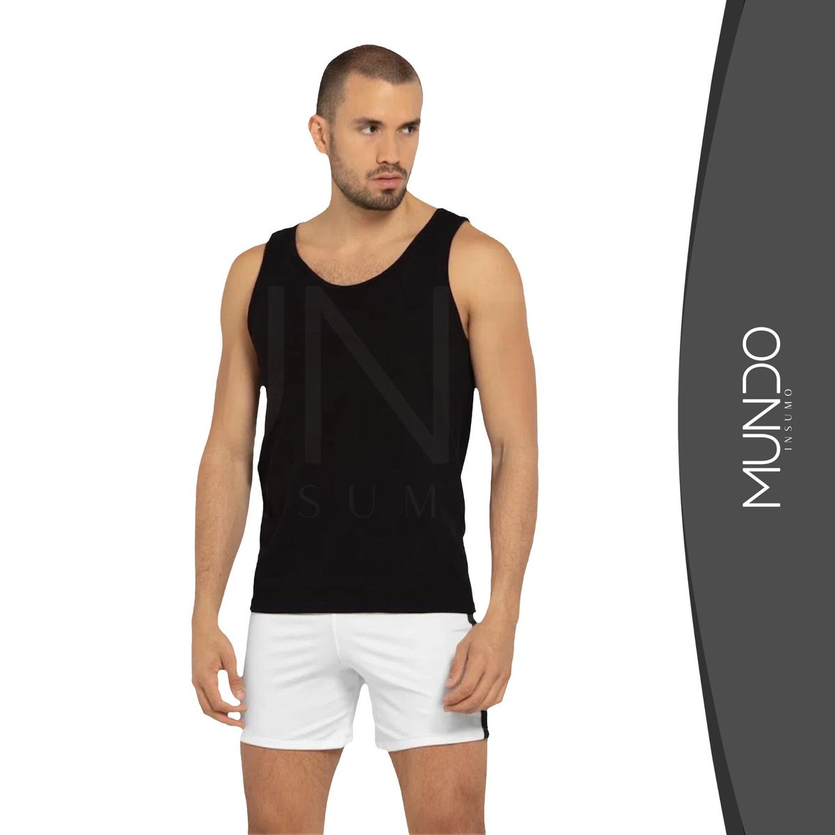 MUNDO INSUMO - Polera Tank Top De Hombre Sin Mangas varios Colores
