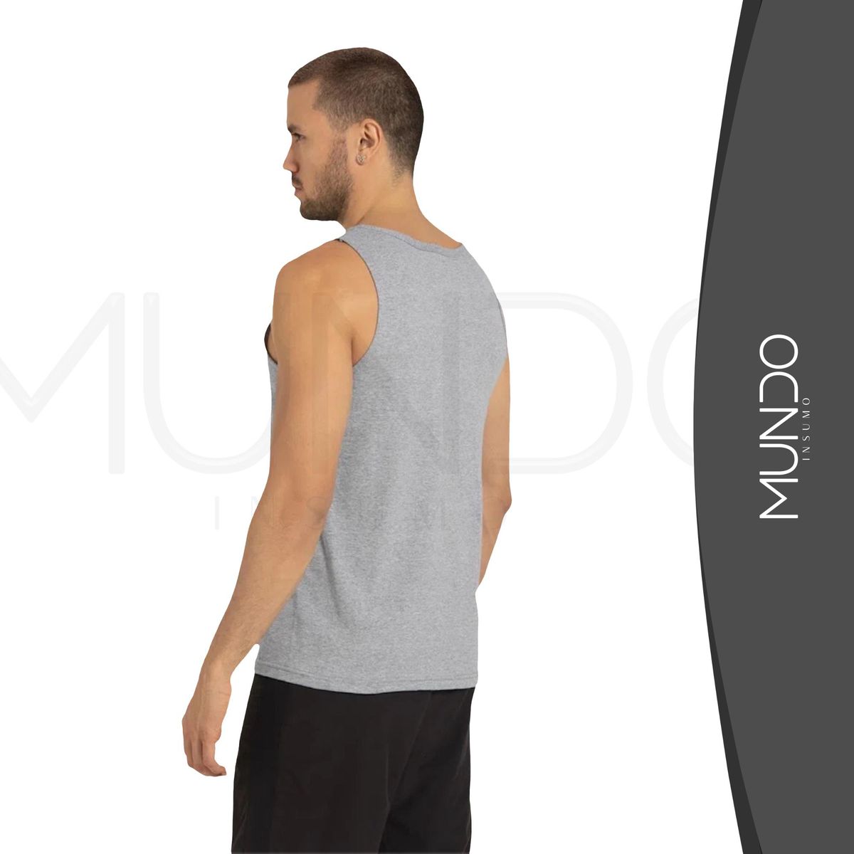 MUNDO INSUMO - Polera Tank Top De Hombre Sin Mangas varios Colores