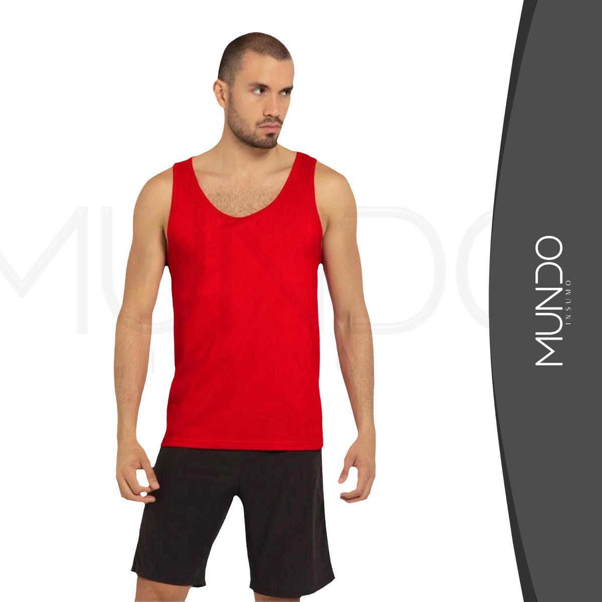 MUNDO INSUMO - Polera Tank Top De Hombre Sin Mangas varios Colores