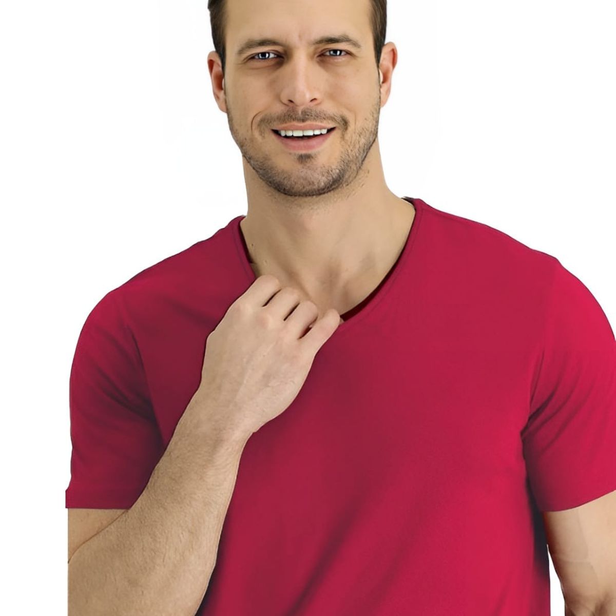 MROTTO - Polera Hombre Casual Algodon Manga Corta
