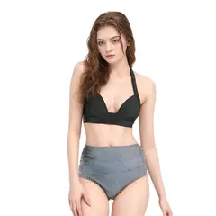 GENERAC - Traje de Baño Bikini copas Negro