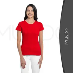 MUNDO INSUMO - Polera De Algodón Mujer Manga Corta Para Estampar