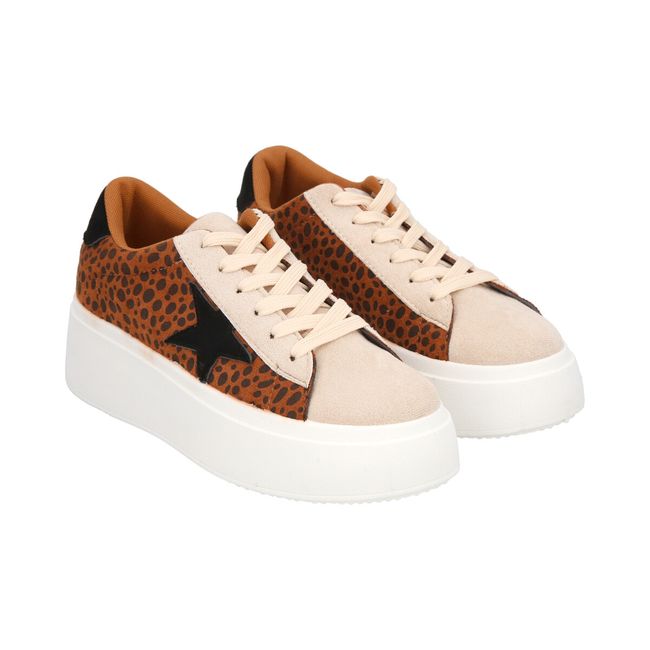 POLICE - Zapatilla Urbana Star Animal Print Police