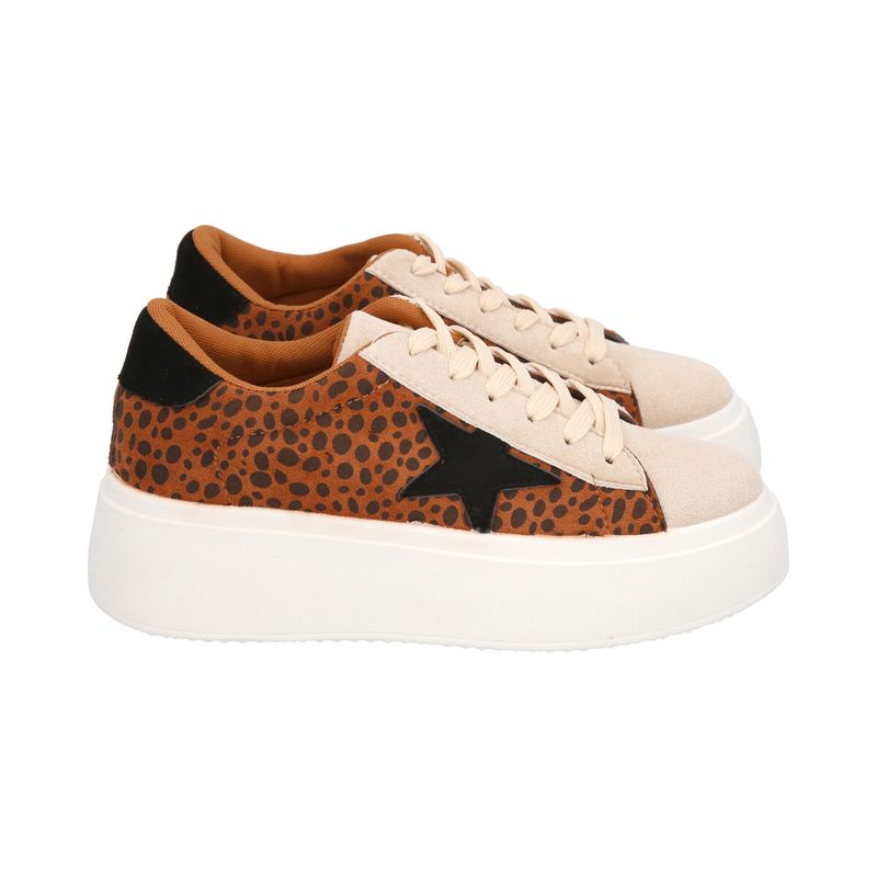 POLICE - Zapatilla Urbana Star Animal Print Police