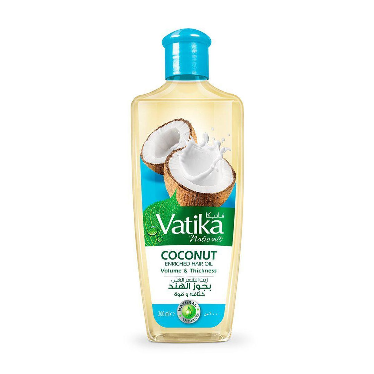 VATIKA NATURALS - Vatika Aceite Capilar Coco 200 ml