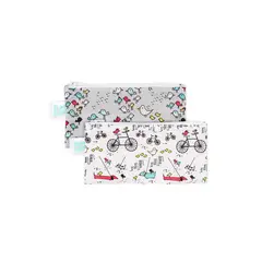 BUMKINS - Estuche colación x2 / Small Snack Bag Neutral
