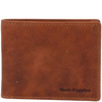 Billetera Cuero Hombre Om Simple Café