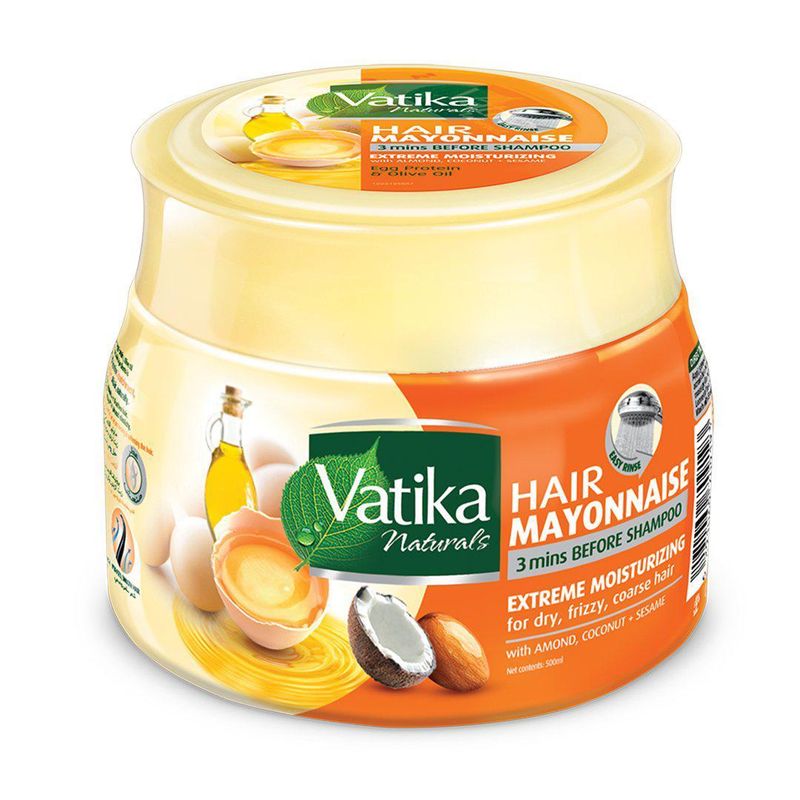 VATIKA NATURALS - Vatika Mayonesa Capilar Hidratante 500 ml - Turquesa