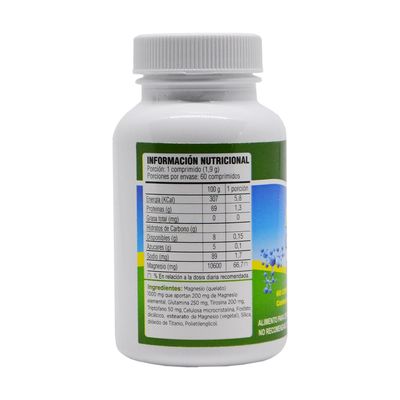Imagen 2 del producto Magnesio quelado plus x 60 comprimidos