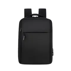 LEVO - Mochila para Notebook con Puerto USB 15" Negra