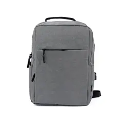 LEVO - Mochila para Notebook con Puerto USB 15" Gris