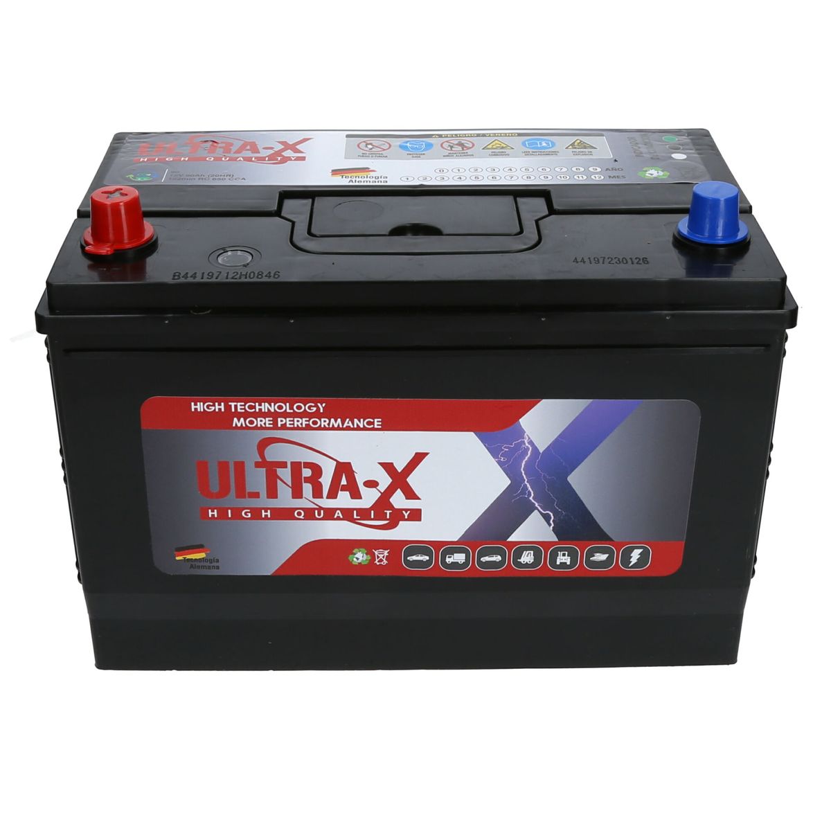 GENERICO - Bateria Ultra-x 90a 650cca Borne Std Izquierdo Qs-90