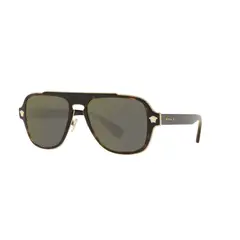 VERSACE - Lentes de Sol Gris Espejado