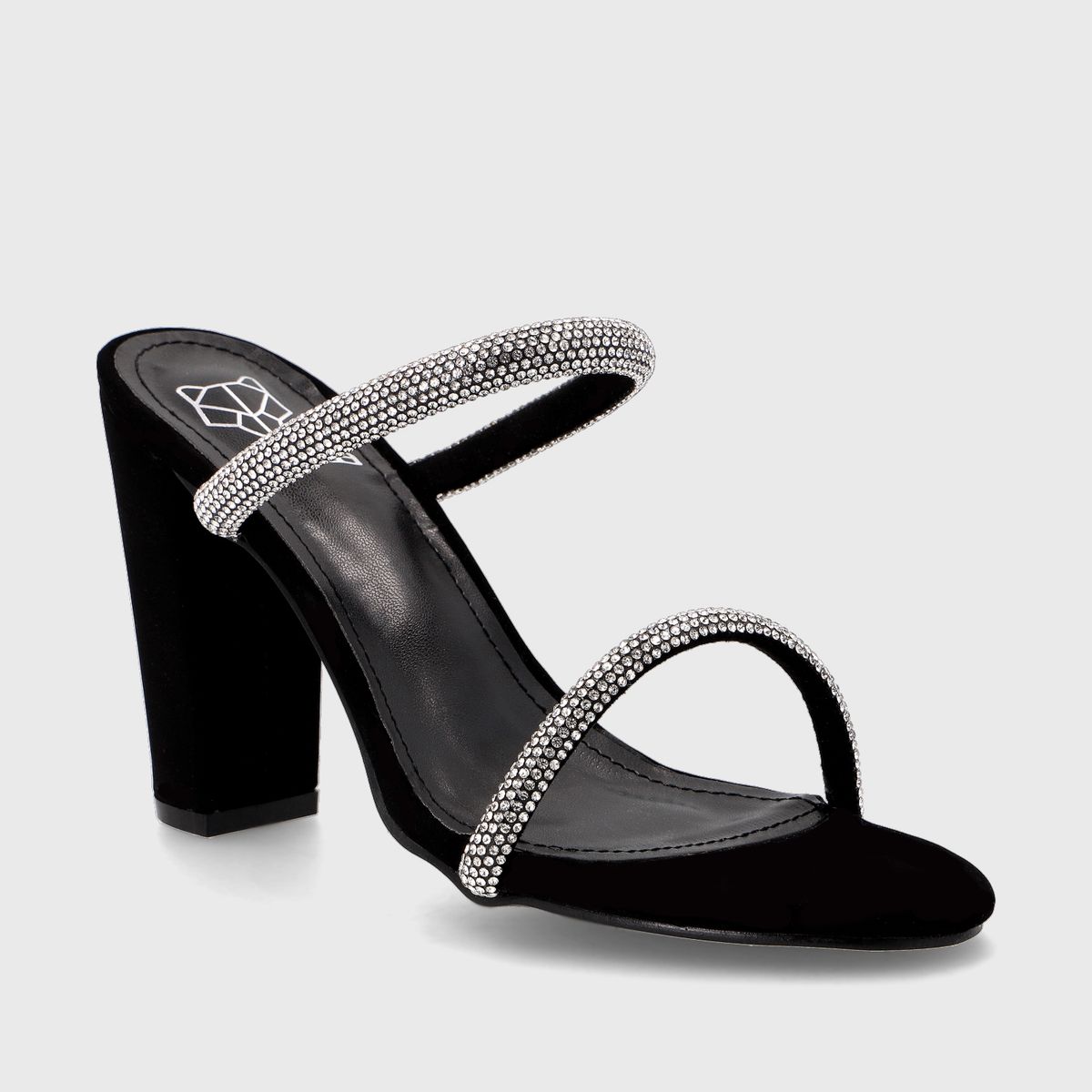 GOTTA - Sandalia Mujer Taco Negra 36124