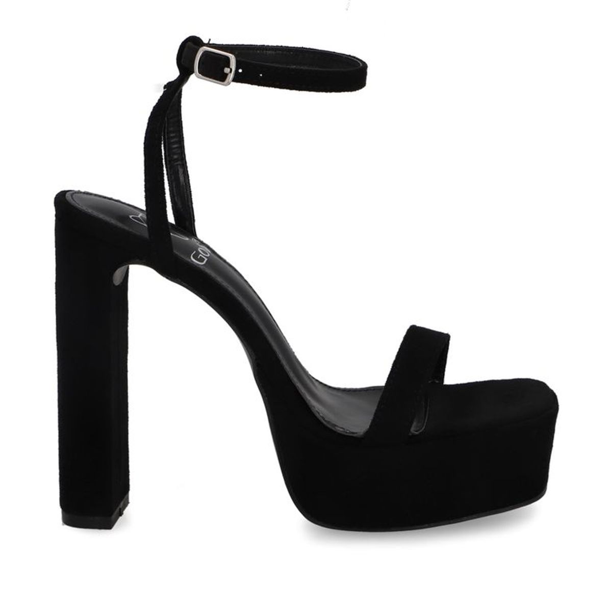 GOTTA - Sandalia Mujer Taco Negra 35101