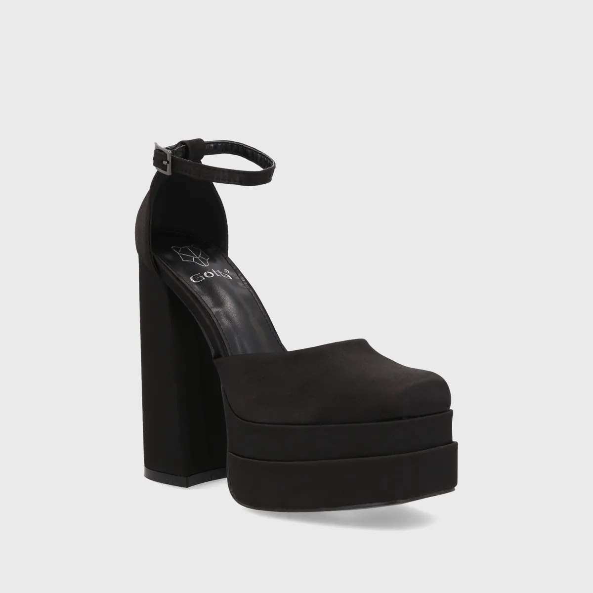 GOTTA - Sandalia Mujer Plataforma Negra 25910