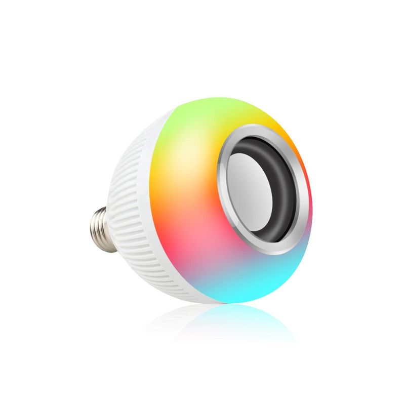 GENERICO - Ampolletas Led Rgb Parlante Bluetooth Control Remoto REMEX