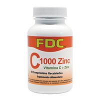 Vitamina C 1000 mg + Zinc x 60 comprimidos