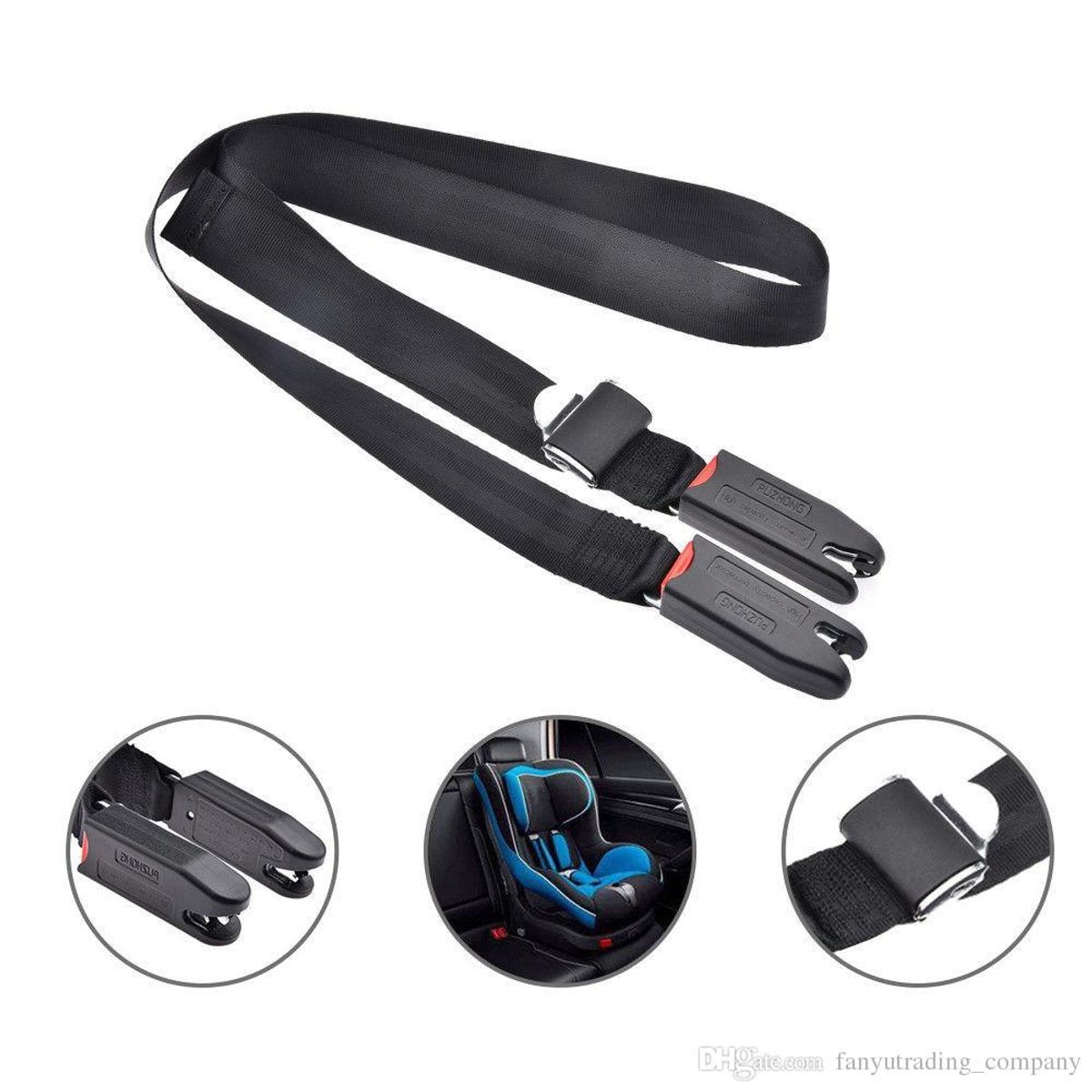 GENERICO - Cinturón Seguridad Isofix Para Sillas O Cargas De Auto