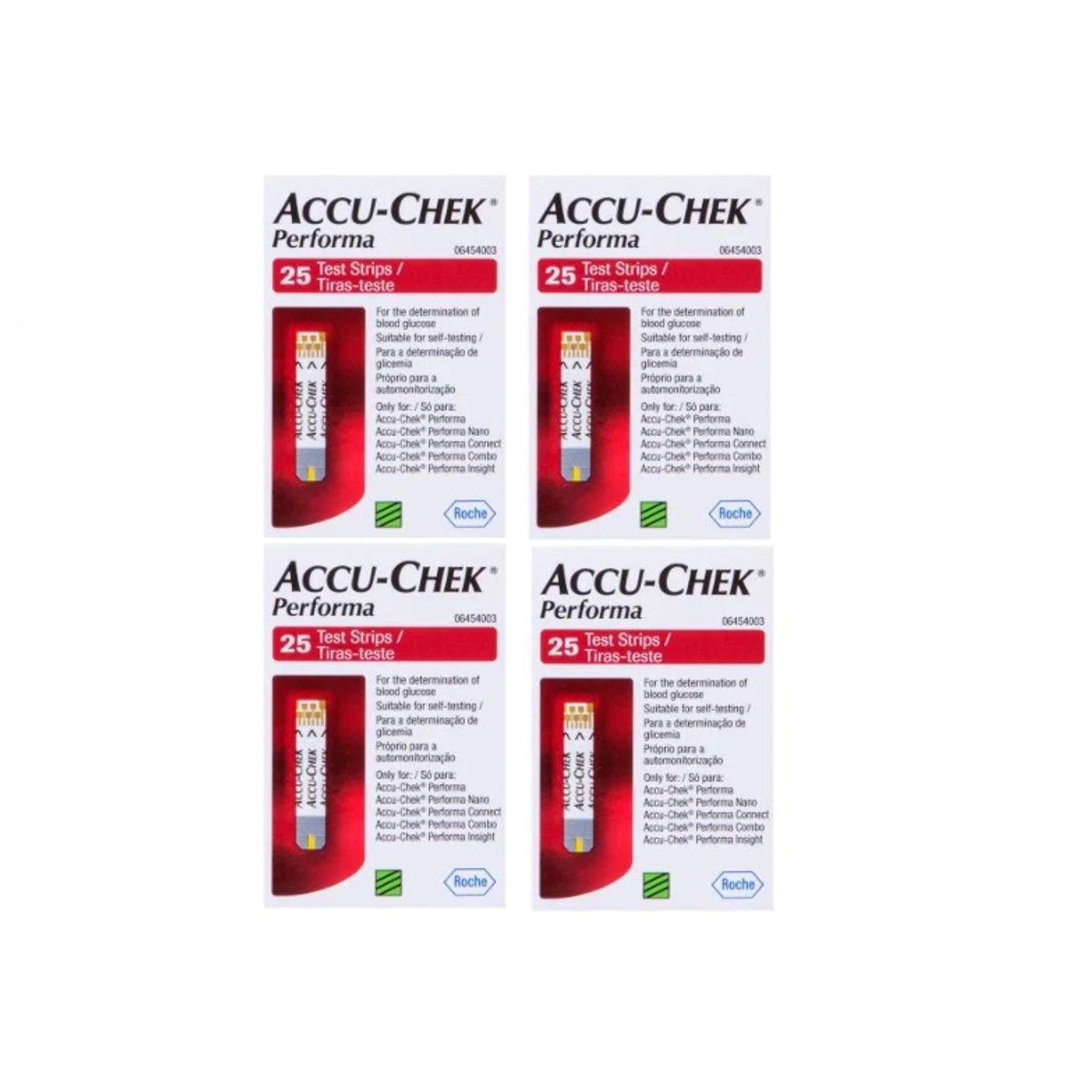 ACCU CHEK - 100 Tiras Reactivas Accu-Chek® Performa /Cintas