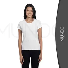 MUNDO INSUMO - Polera De Algodón Mujer Manga Corta Para Estampar