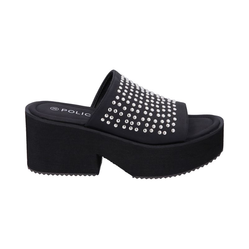 POLICE - Sandalia Mujer Negro Fast Police