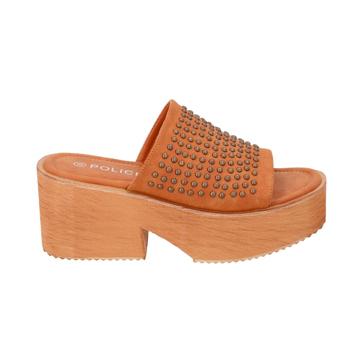 POLICE - Sandalia Mujer Camel Fast Police