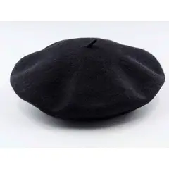 GENERICO - Sombrero estilo Boina Francesa, Boina Estilo Frances Negro