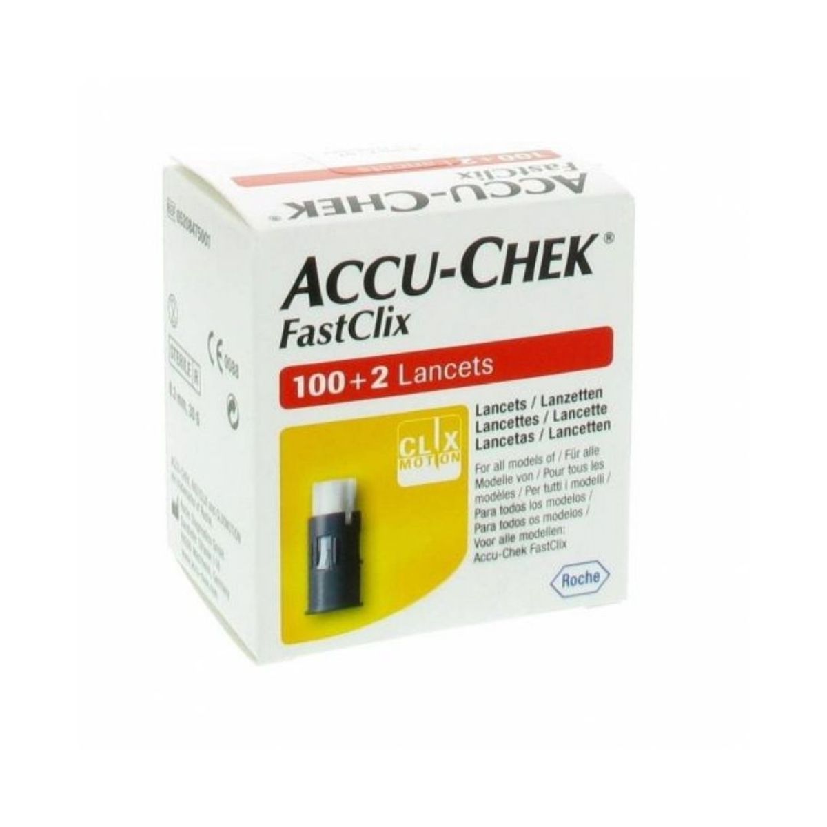 ACCU CHEK - Lancetas Accu-Chek®Fastclix 102 unidades (Para Performa Nano y Guide)
