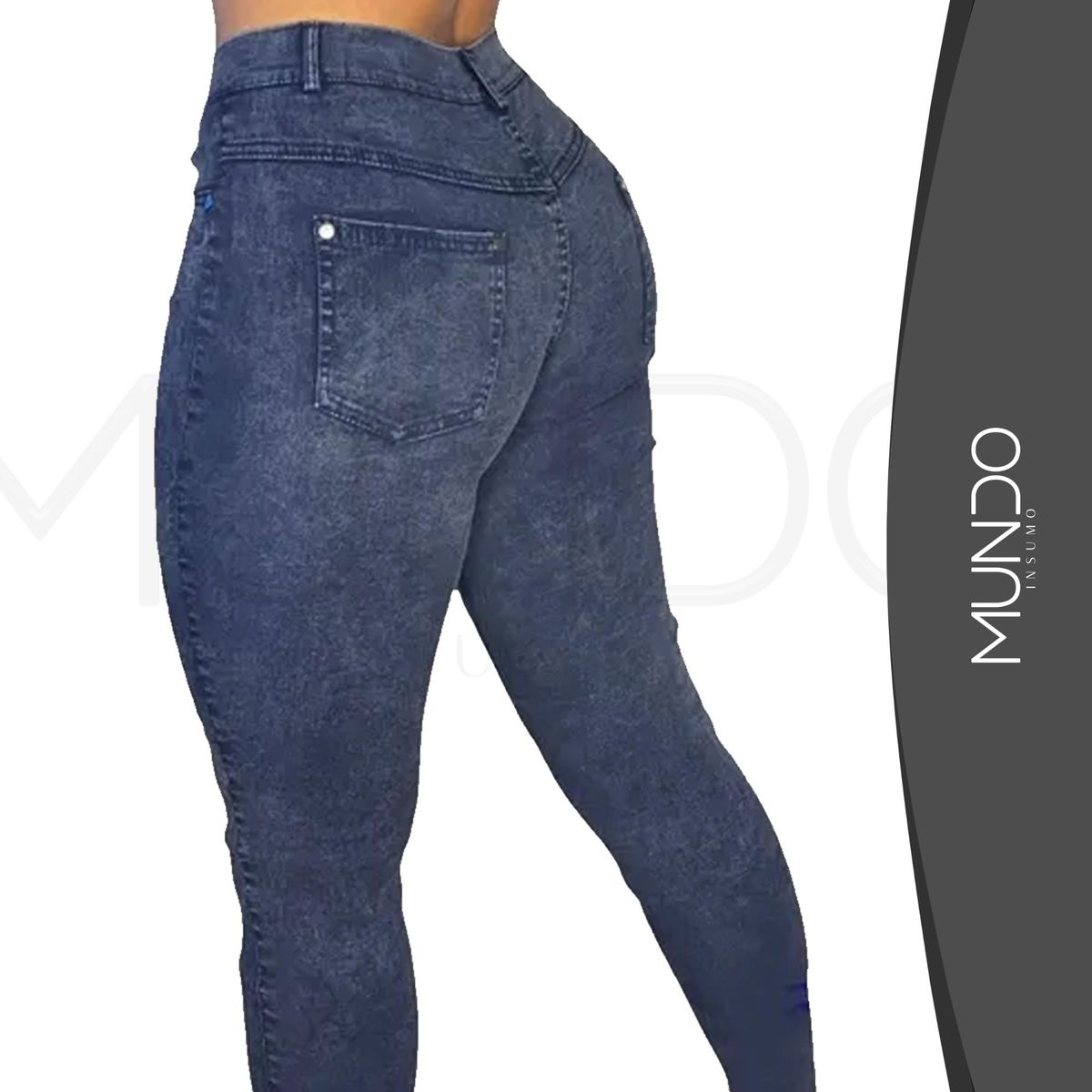 GENERICO - Pantalón Leggins Japeados Tipo Jeans Elástico De Mujer colores…