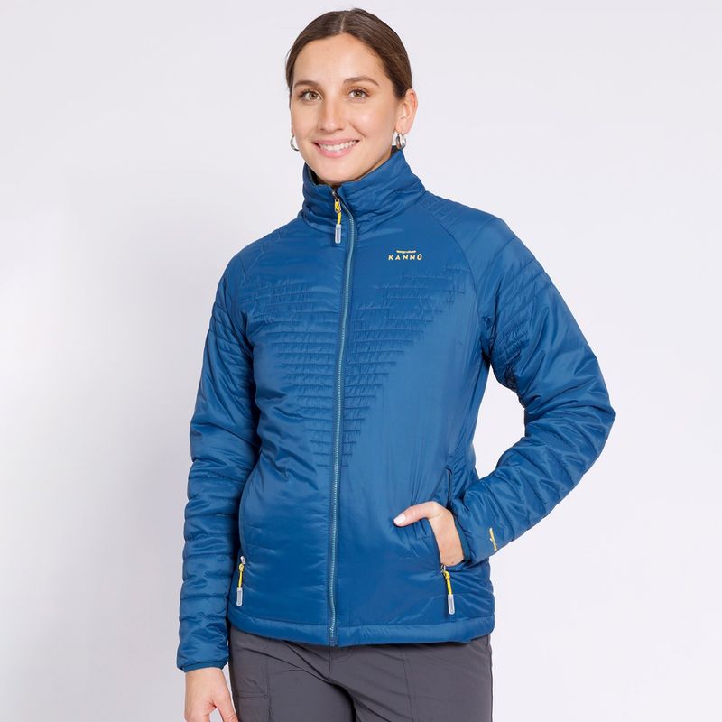 KANNU - Parka Baker Double Face Mujer Azul marino KANNU