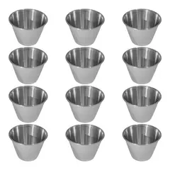 ILKO - Set de 12 pocillo salseros acero inoxidable 75ml