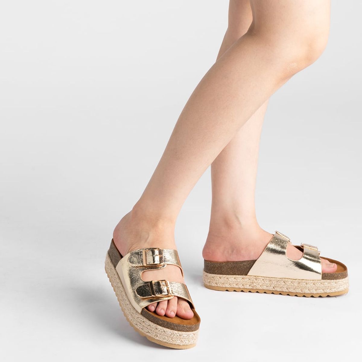 WEIDE - Sandalia Mujer Mariel Dorado Weide