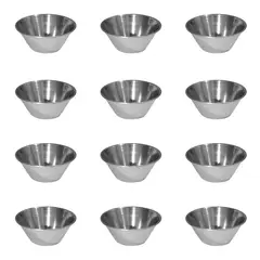 ILKO - Set de 12 pocillo salseros acero inoxidable 45ml