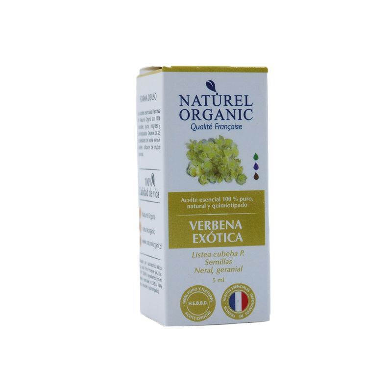 NATUREL ORGANIC - Aromaterapia Aceite esencial Verbena Naturel 5 mL