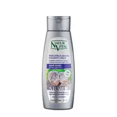 NATURVITAL - Mascarilla Capilar Silver Cabello Gris 300 mL Natur Vital